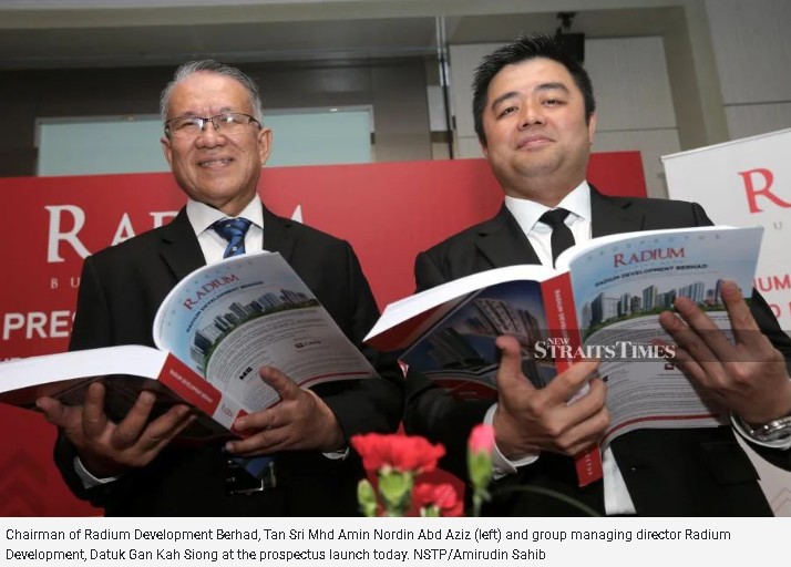 Radium to raise RM434mil to fuel its development efforts