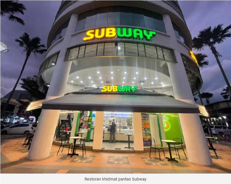 Subway mahu buka 500 cawangan baharu di Malaysia