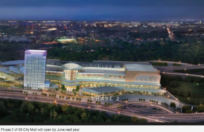 The second phase of IOI City Mall will open by June of next year