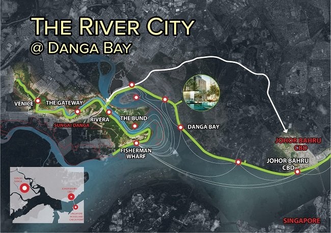 Johor launches Danga river clean-up, mixed development