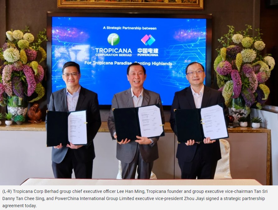 Tropicana ropes in PowerChina for its resort-themed development in Genting Highlands