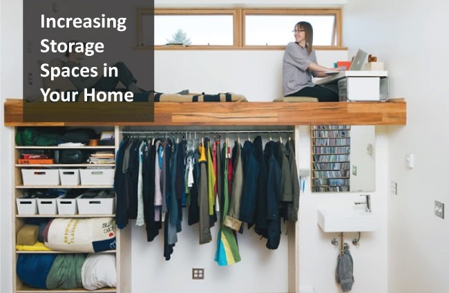 Increasing Storage Spaces in Your Home