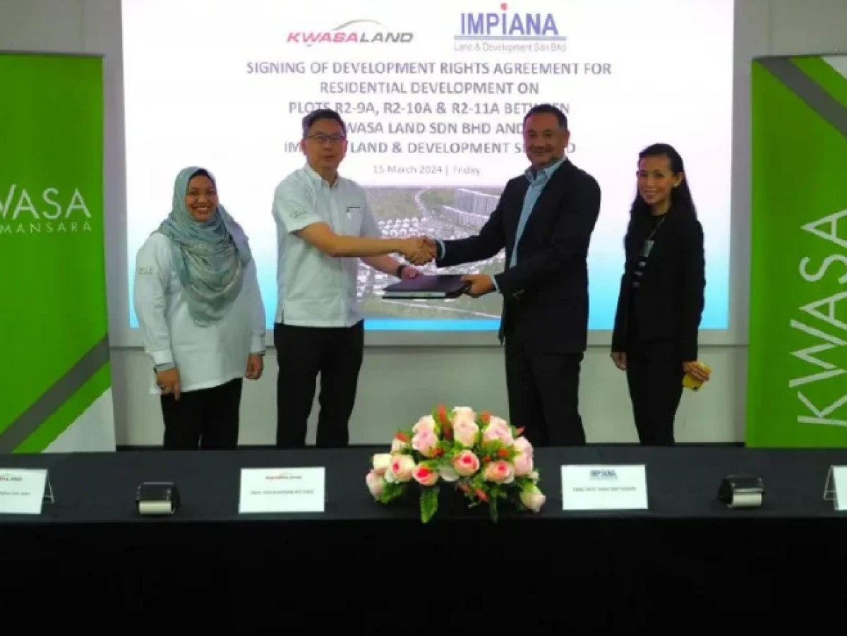 Kwasa Land, Impiana bangun projek kediaman RM1.5 bilion