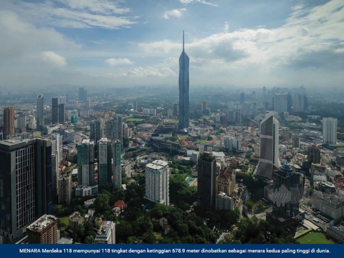 Menara Merdeka 118 dijangka lancar Januari