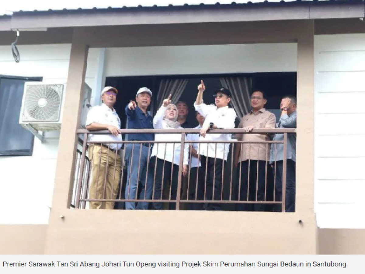 Housing developers in Sarawak no longer obligated to build affordable homes