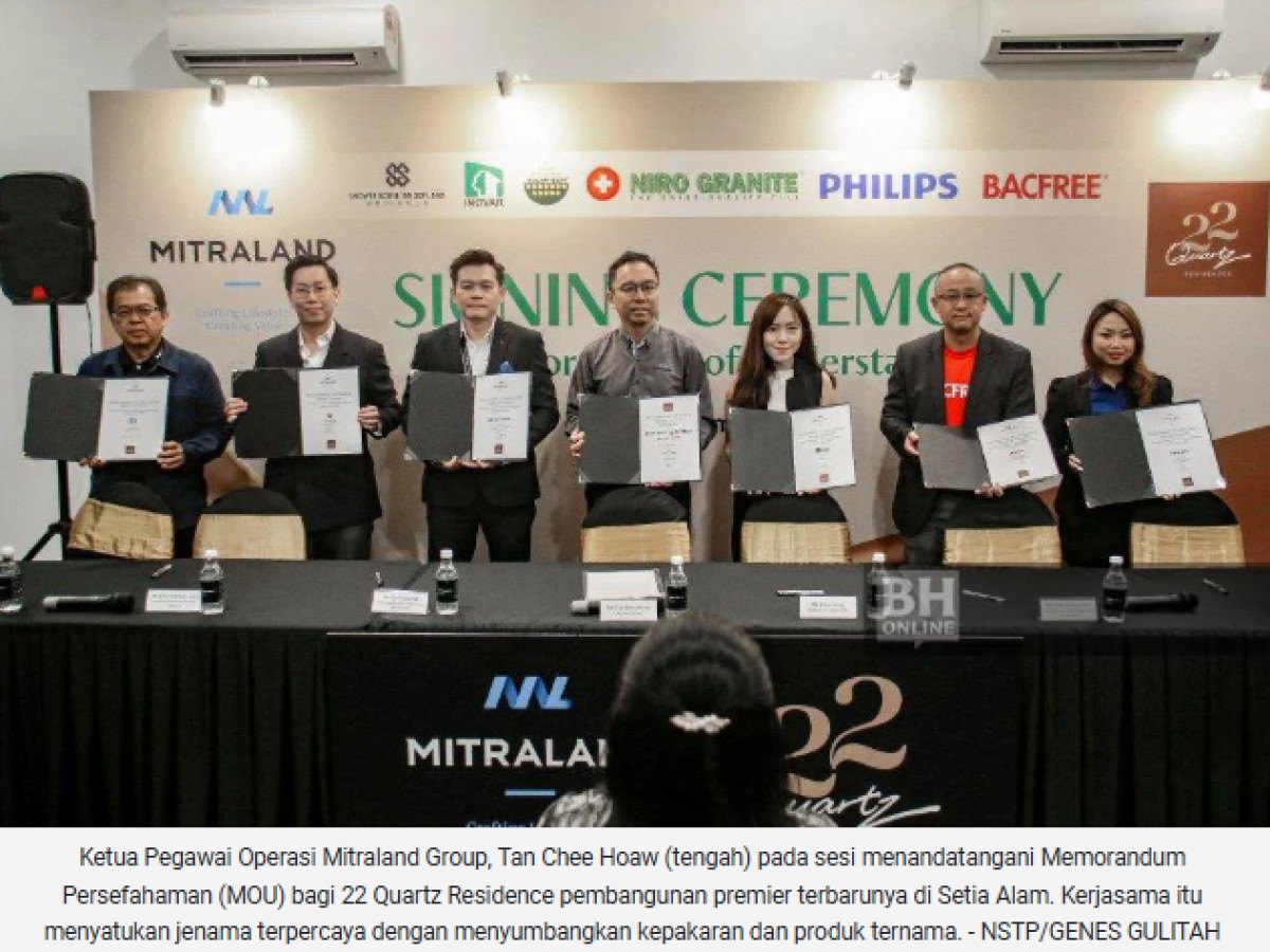 22 Quartz Residences, kolaborasi mewah kediaman lestari