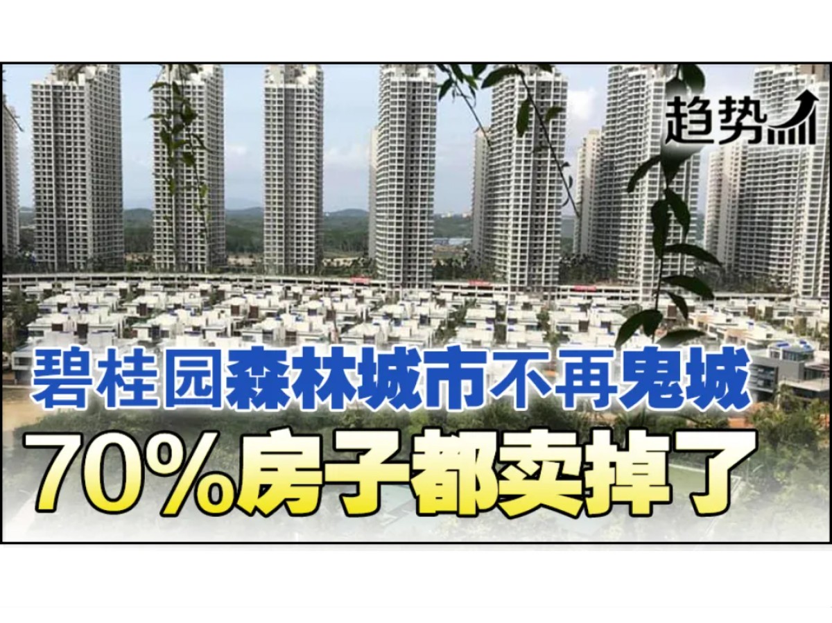 森林城市房产破冰 已售70%