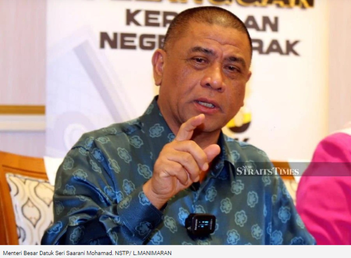 Saarani: Perak seeks 400ha site for its new high-tech industrial park