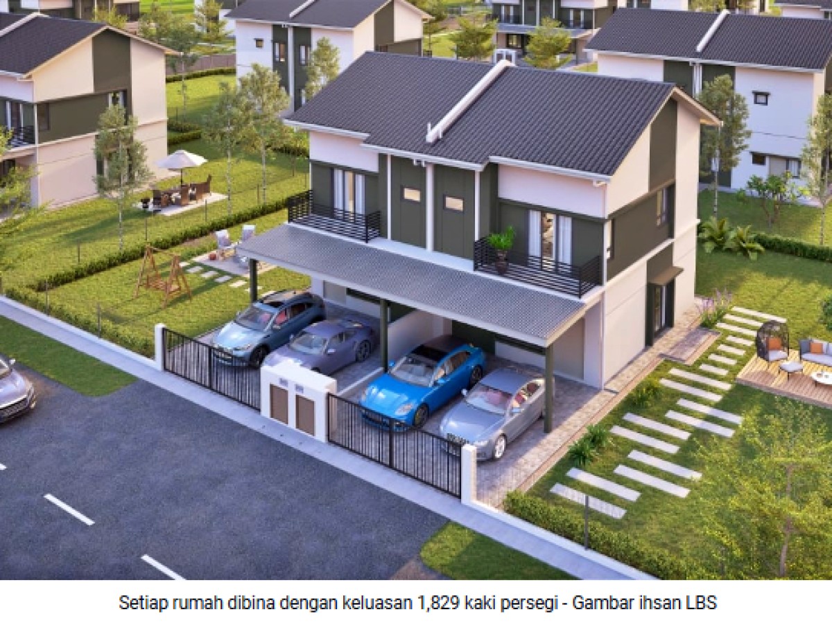 LBS lancar rumah berkembar dua tingkat Imperial Garden di Batu Pahat